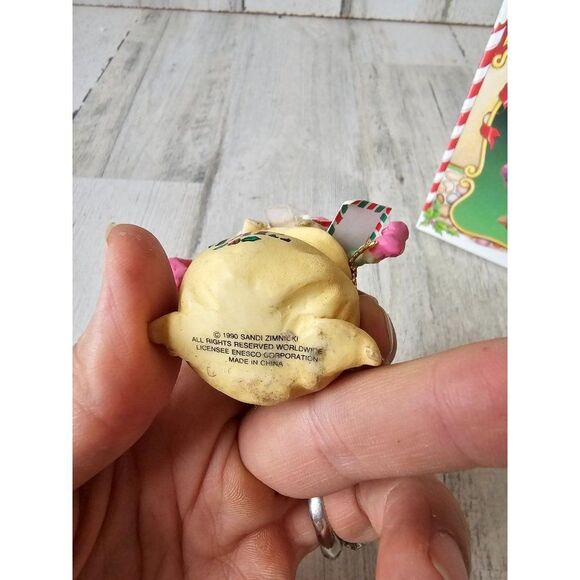 Enesco crinkles Sandi zimnicki North Pole village mail post office vintage rare - Picture 10 of 10